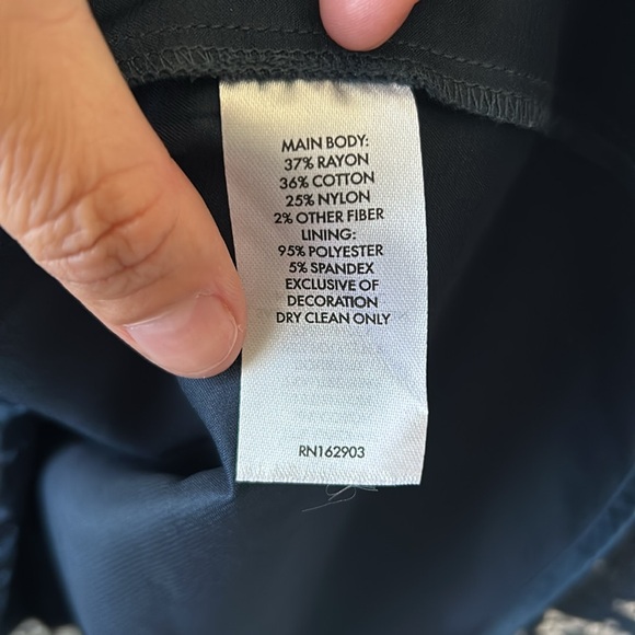 *NWOT* Rachel Parcell Lace Sheath Dress Dark Blue Size Large - Picture 10 of 10